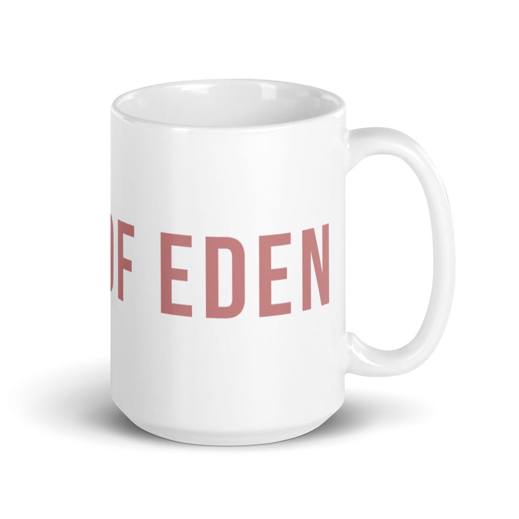 SONGS OF EDEN White glossy mug